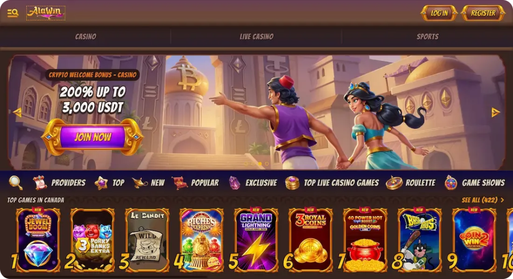 Alawin – nejlepší online casino s největší herní nabídkou