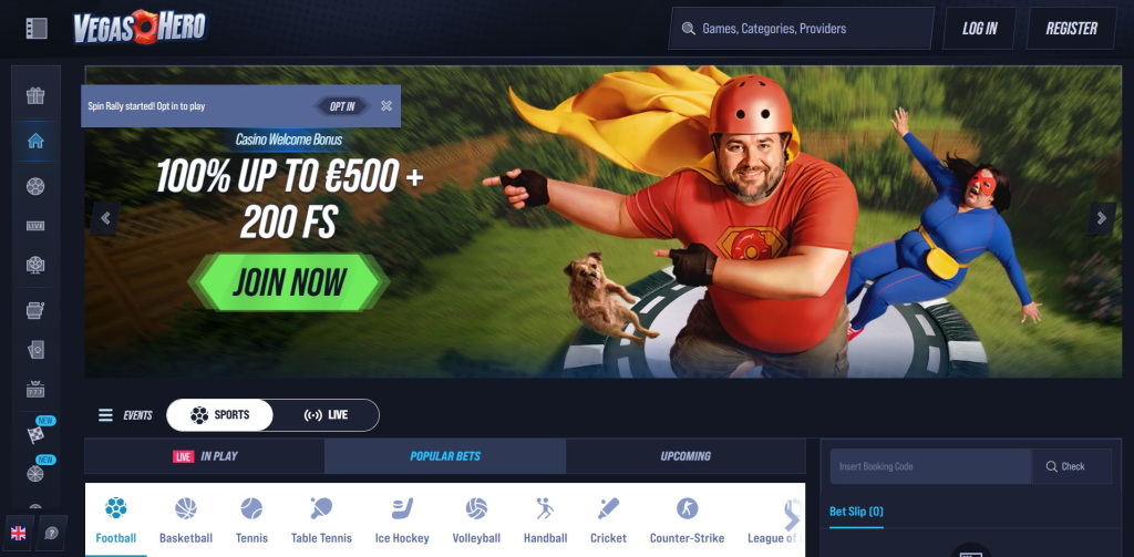 Vegashero – nejlepší online casino pro fanoušky kryptoměn